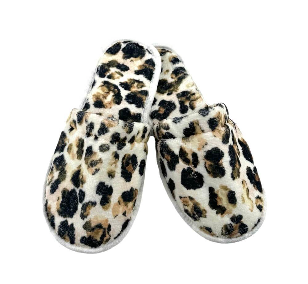 Ciabatta Chiusa Donna Leopard Ciabatte Lovely Shabby - evabiancheria