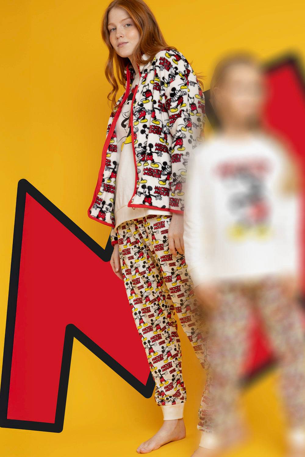 Pigiama Giro collo Donna 63314 Disney - evabiancheria