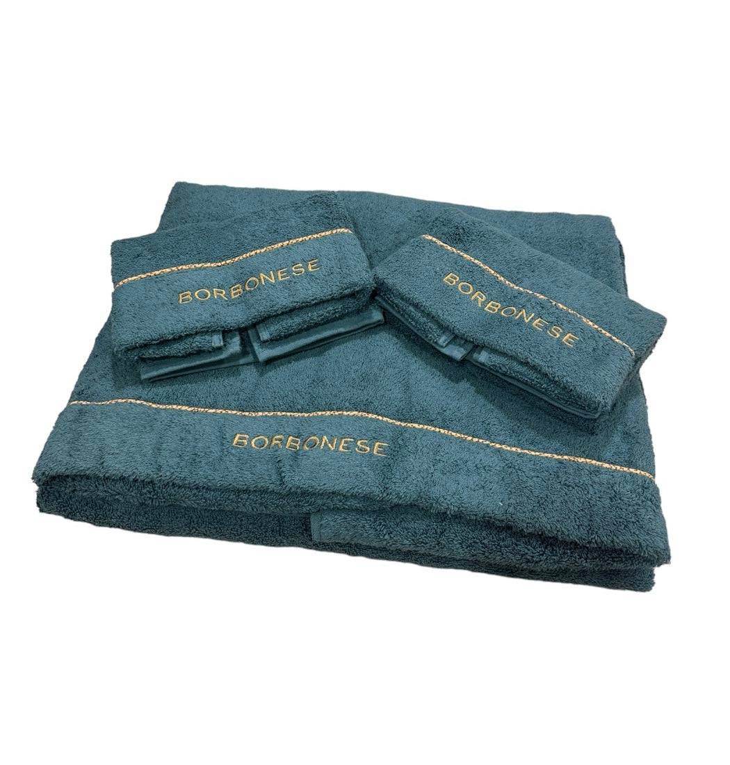 Completo bagno 5 pezzi Bagno FINE OP SET 5PZ Borbonese - evabiancheria