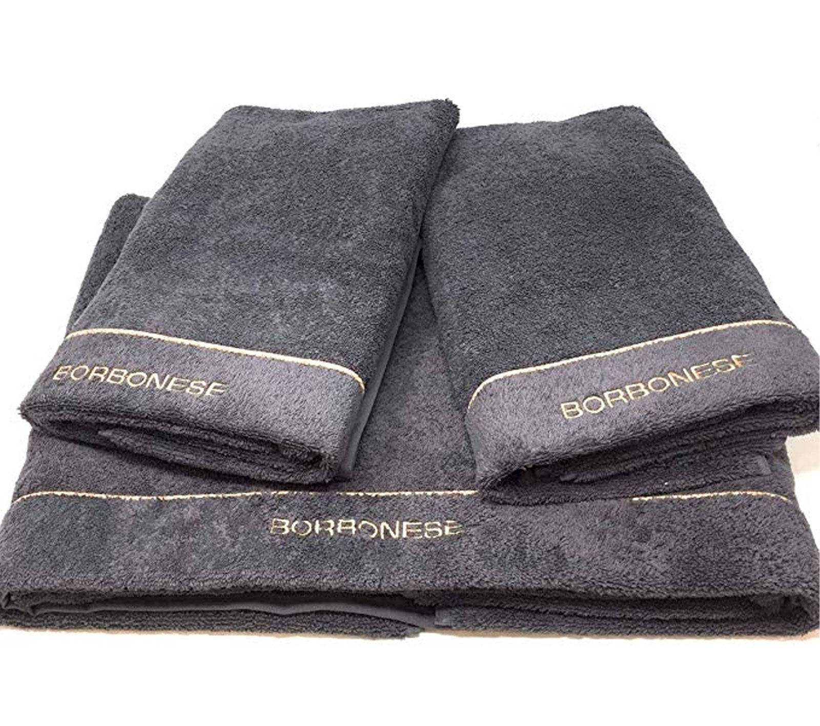 Completo bagno 5 pezzi Bagno FINE OP SET 5PZ Borbonese - evabiancheria