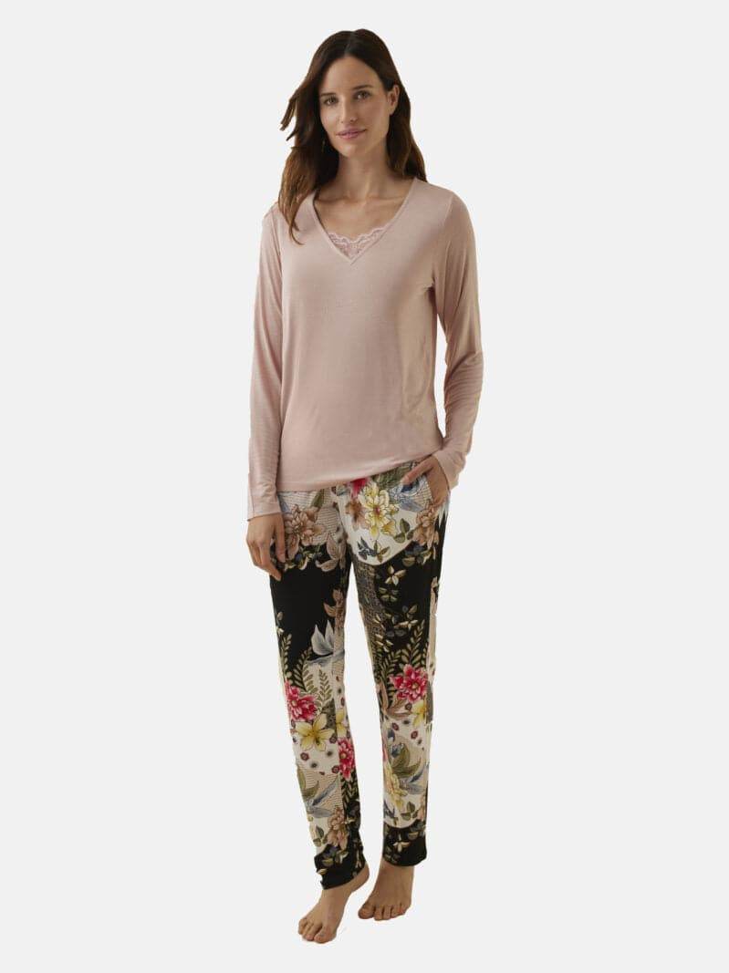 Completo pigiama Pigiama + Vestaglia Donna N13833 Promise - evabiancheria