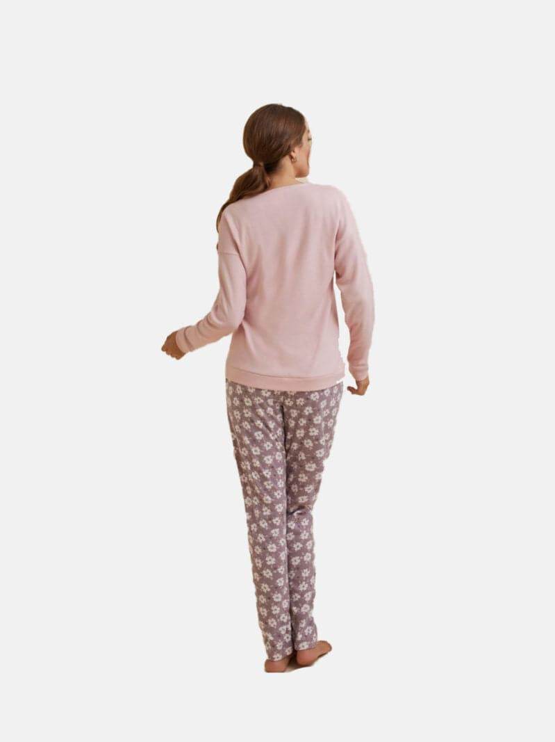 Completo pigiama Pigiama + Vestaglia Donna N14523 Promise - evabiancheria