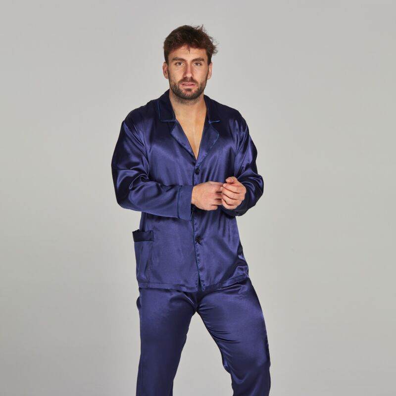 Completo pigiama Pigiama + Vestaglia Uomo Peppe completo Maestri Cotonieri - evabiancheria