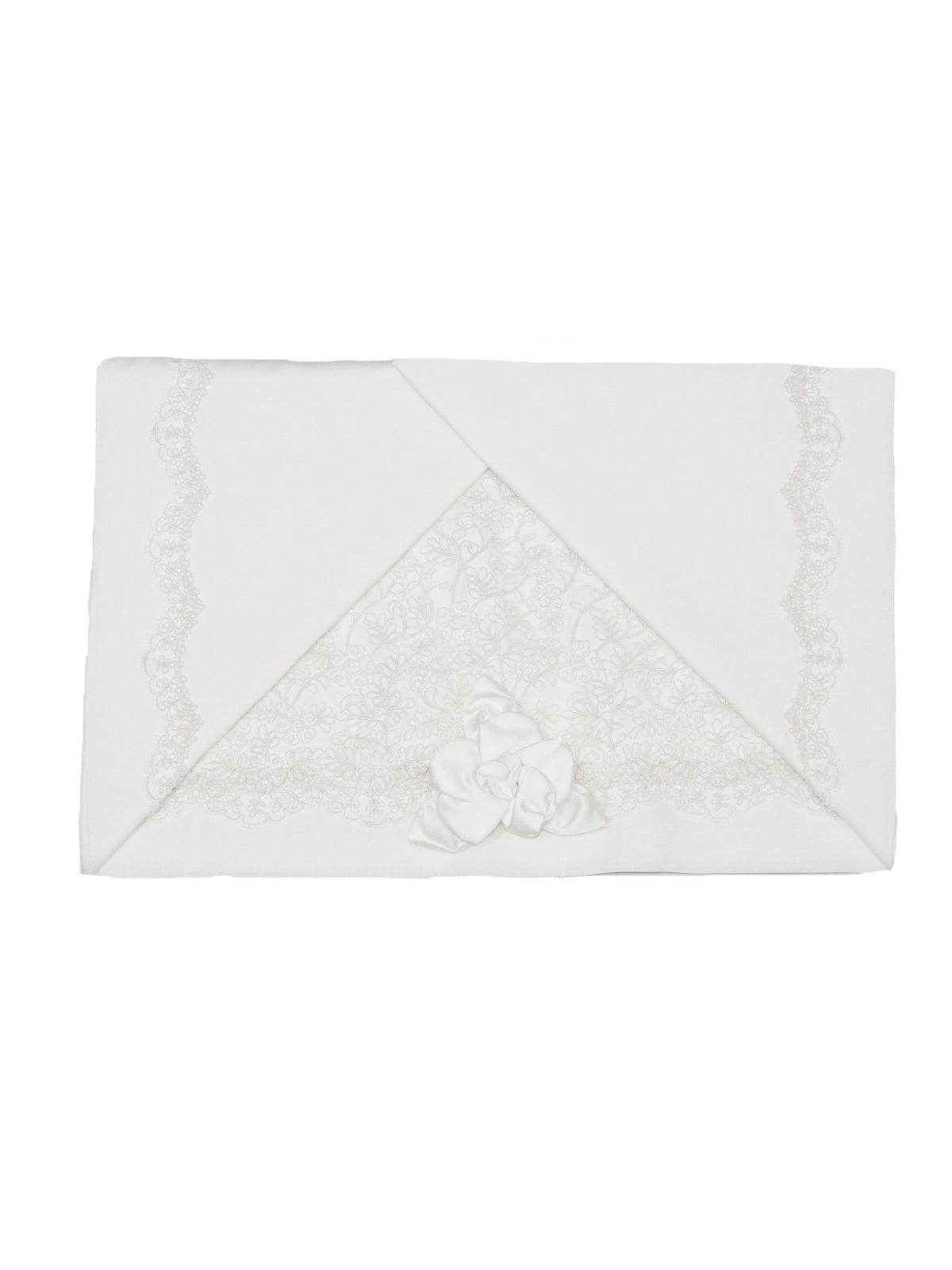 Copriletto+Lenzuola con pizzo Biancheria Desi Composè Chiarelle Sophie - evabiancheria