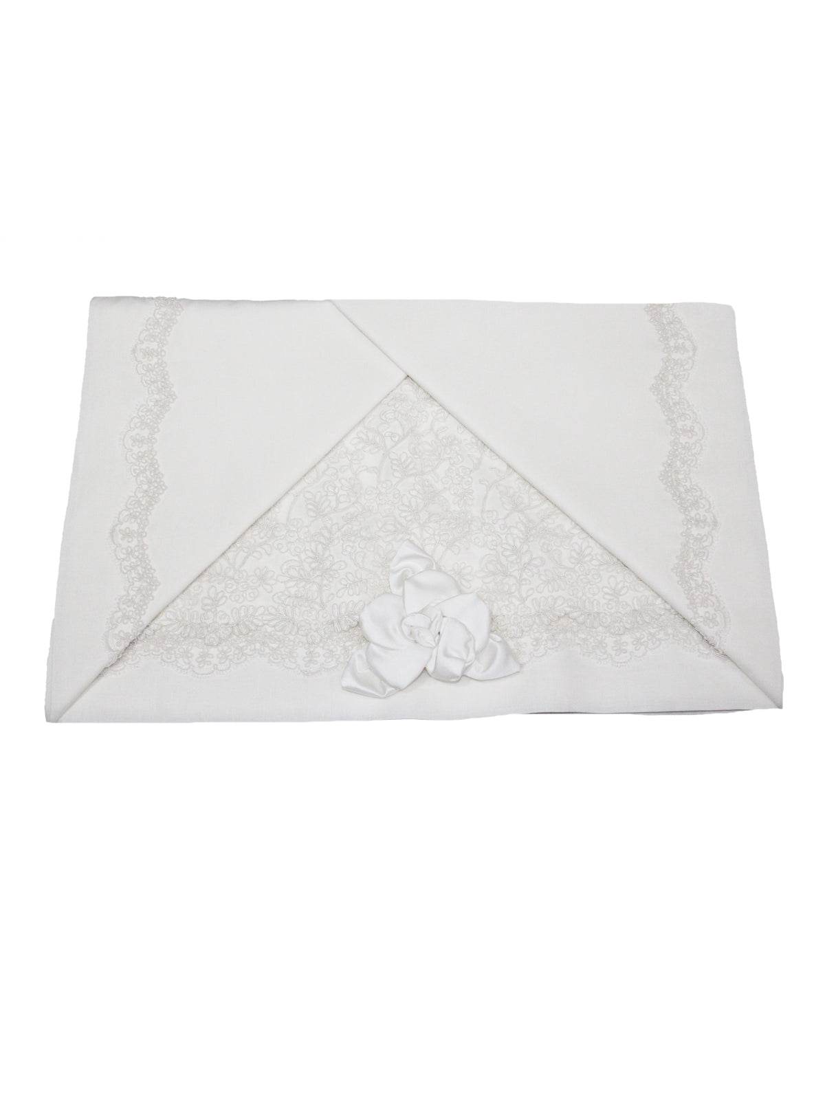 Copriletto+Lenzuola con pizzo Biancheria Desi Composè Chiarelle Sophie - evabiancheria