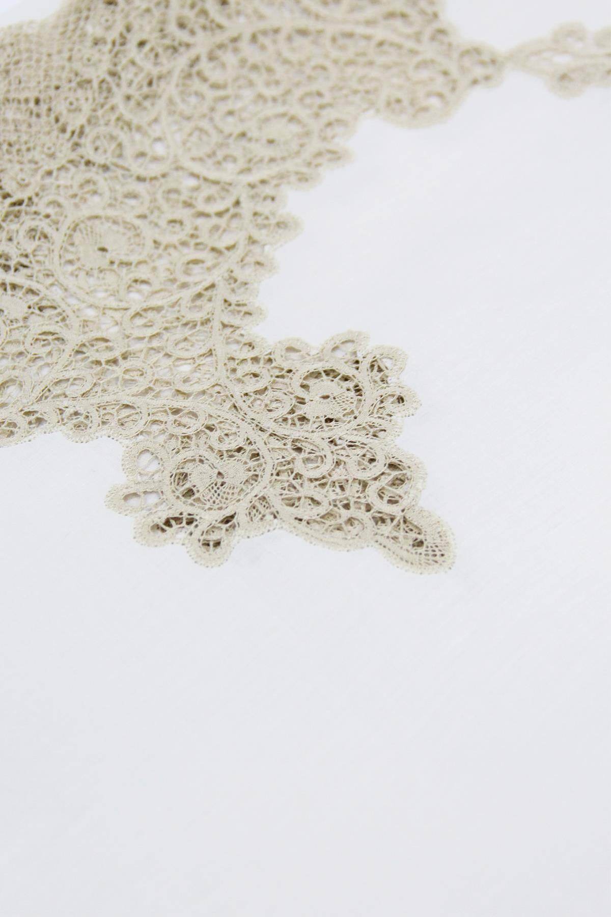 Copriletto con pizzo Letto 334/C COPRIL Bellora - evabiancheria