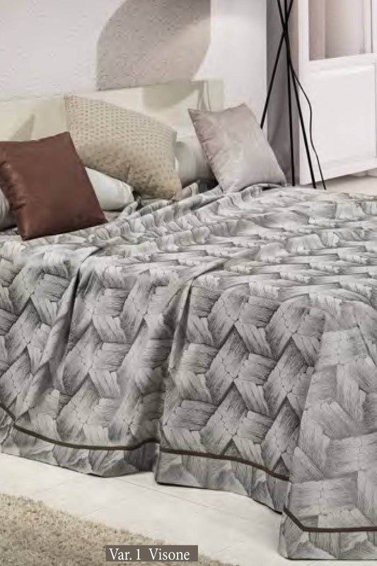 Copriletto jacquard Letto FIORENZA COPR Bic deco - evabiancheria