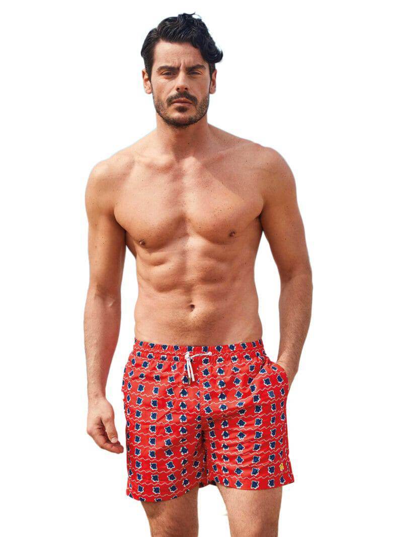 Costume boxer medio Uomo DM22-B24 David - evabiancheria