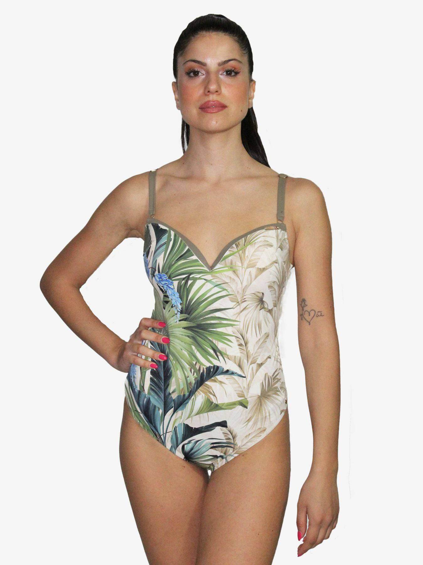 Costume intero Coppa preformata Donna ENSENADA 43453 Lisca - evabiancheria