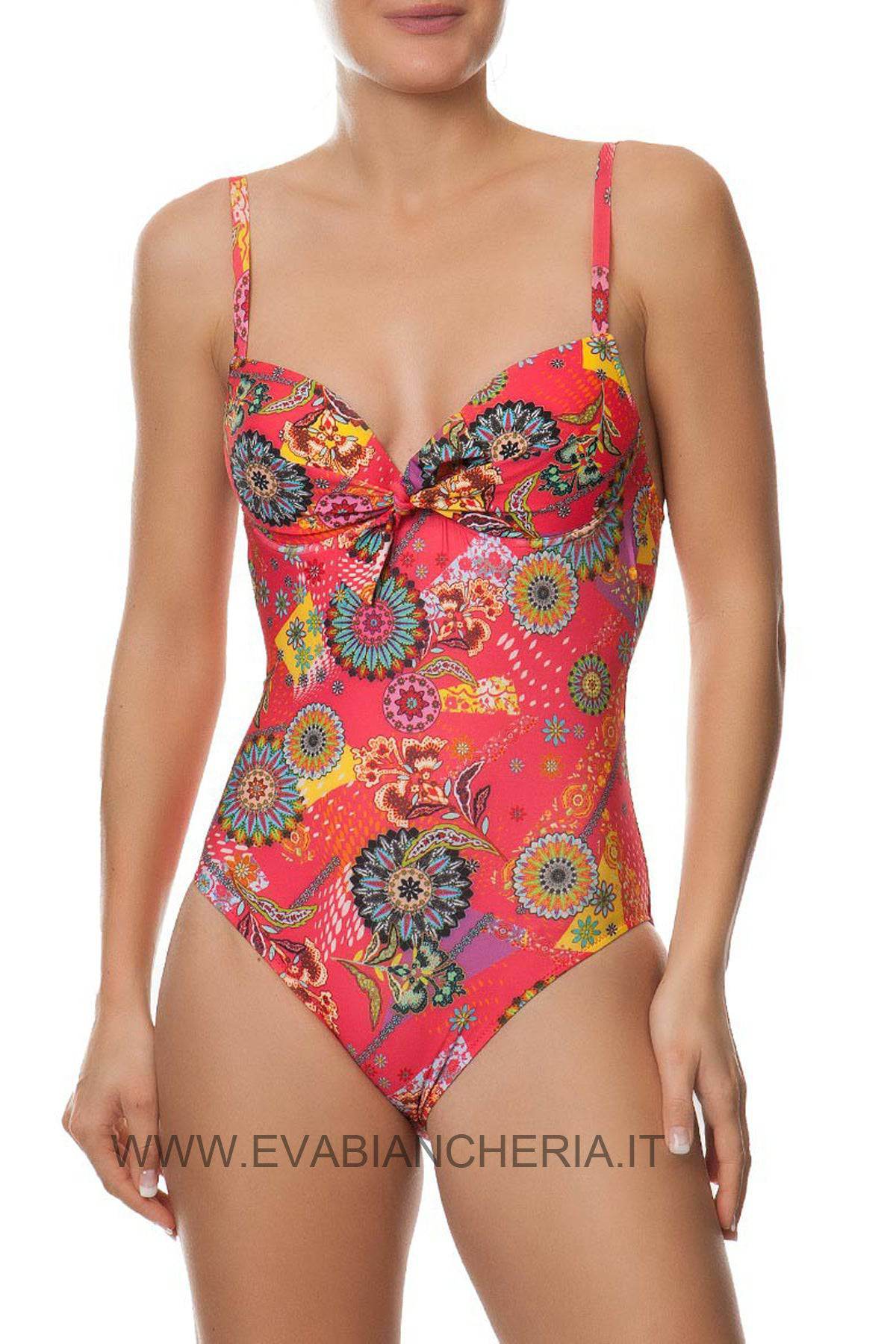 Costume intero Coppa preformata Donna LA SAMARKAND EBA4268 ANTIGEL - evabiancheria