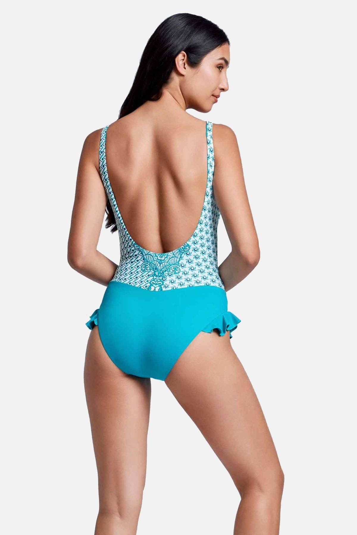 Costume intero Coppa preformata Donna VI24-036 Vacanze Italiane - evabiancheria