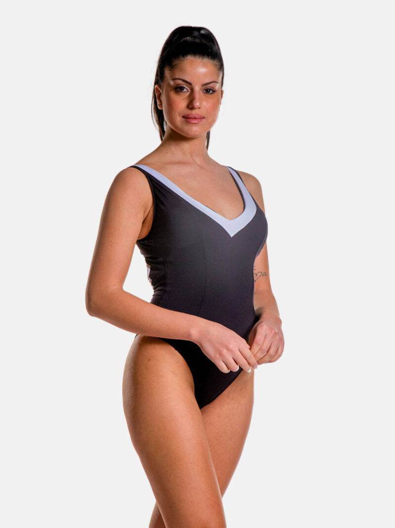 Costume intero Foderato Donna 22I-425 Marette - evabiancheria