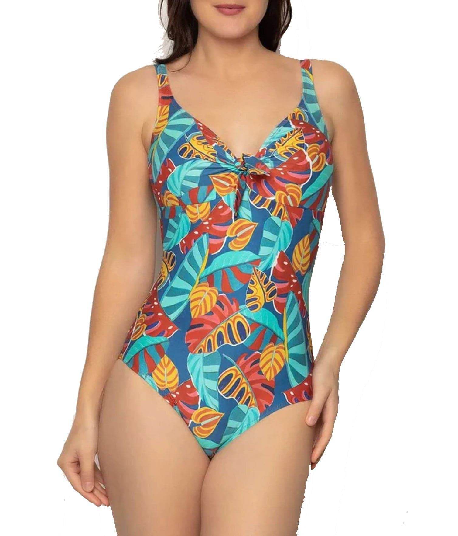 Costume intero Sfoderato con ferretto Donna LA FOGLIA FBB9254 ANTIGEL - evabiancheria