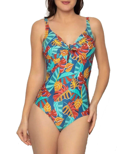 Costume intero Sfoderato con ferretto Donna LA FOGLIA FBB9254 ANTIGEL - evabiancheria