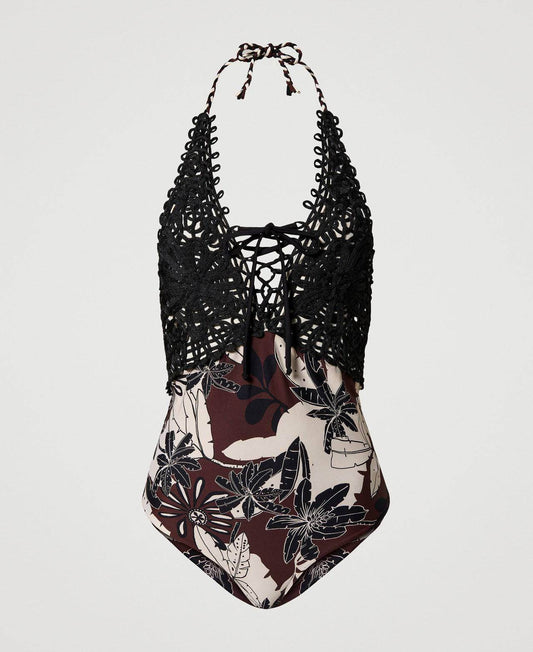 Costume intero Sfoderato con ferretto Donna LMMHZZ Twin Set - evabiancheria