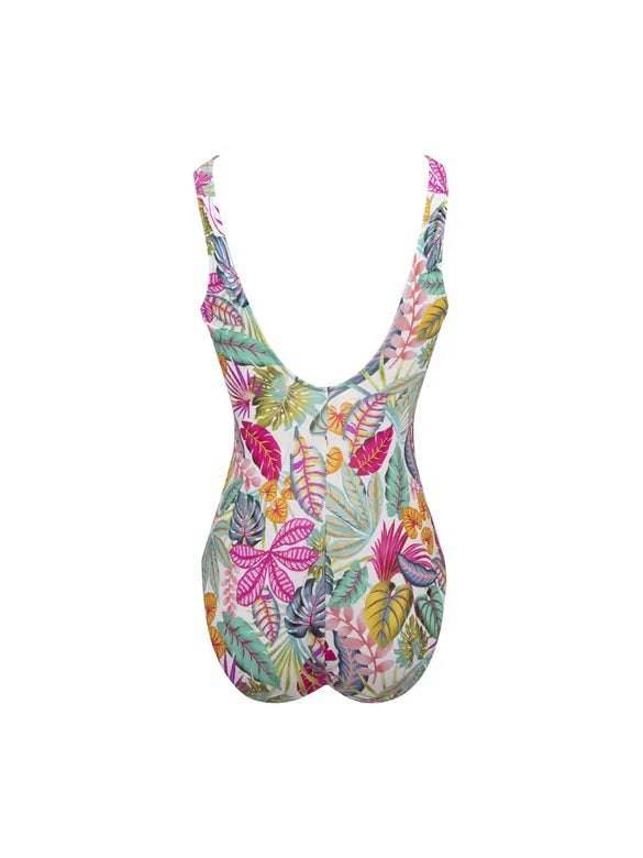 Costume intero Sfoderato senza ferro Donna La Muse Des Iles FBB9266 ANTIGEL - evabiancheria