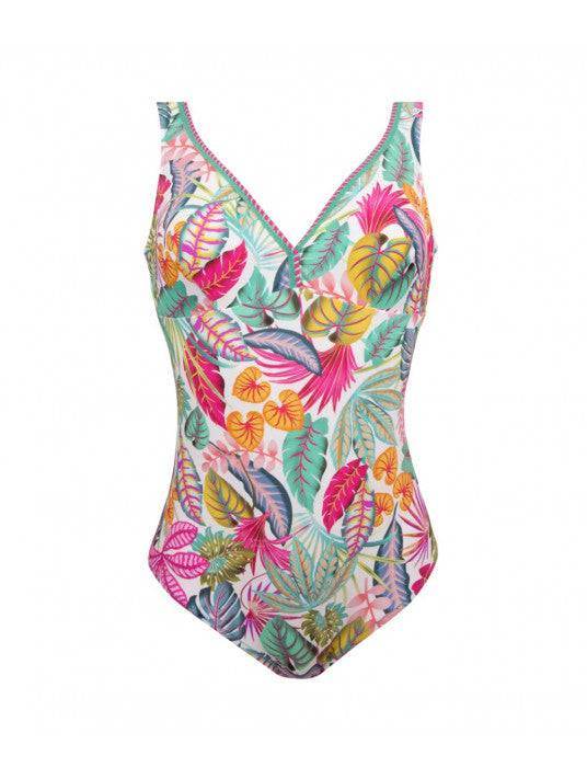 Costume intero Sfoderato senza ferro Donna La Muse Des Iles FBB9266 ANTIGEL - evabiancheria