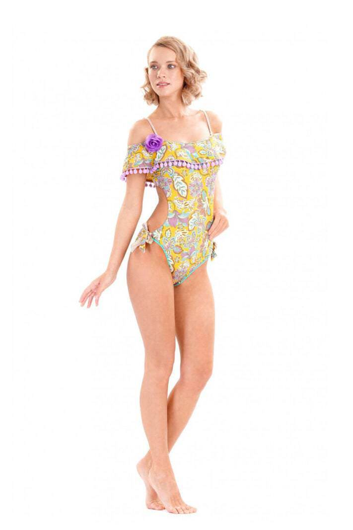 Costume intero Trikini Donna VI20-063 Vacanze Italiane - evabiancheria