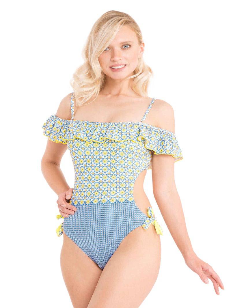 Costume intero Trikini Donna VI21-27 Vacanze Italiane evabiancheria