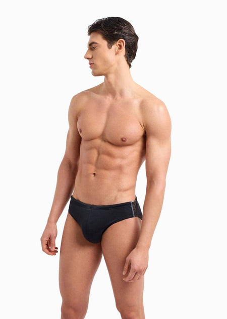 Costume slip sgambato Uomo 4R416 211722 Emporio Armani evabiancheria