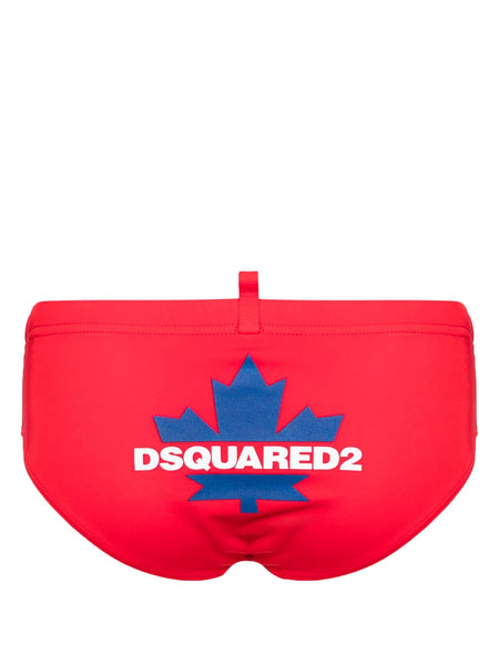 Costume slip sgambato Uomo D7B31559 Dsquared2 evabiancheria