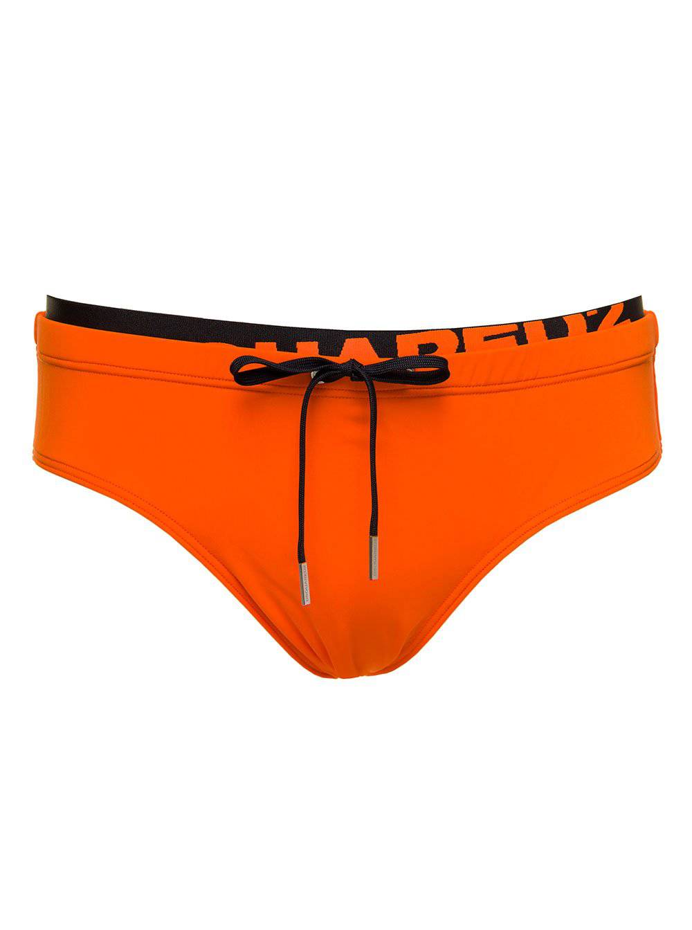 Costume slip sgambato Uomo D7B354850 Dsquared2 evabiancheria