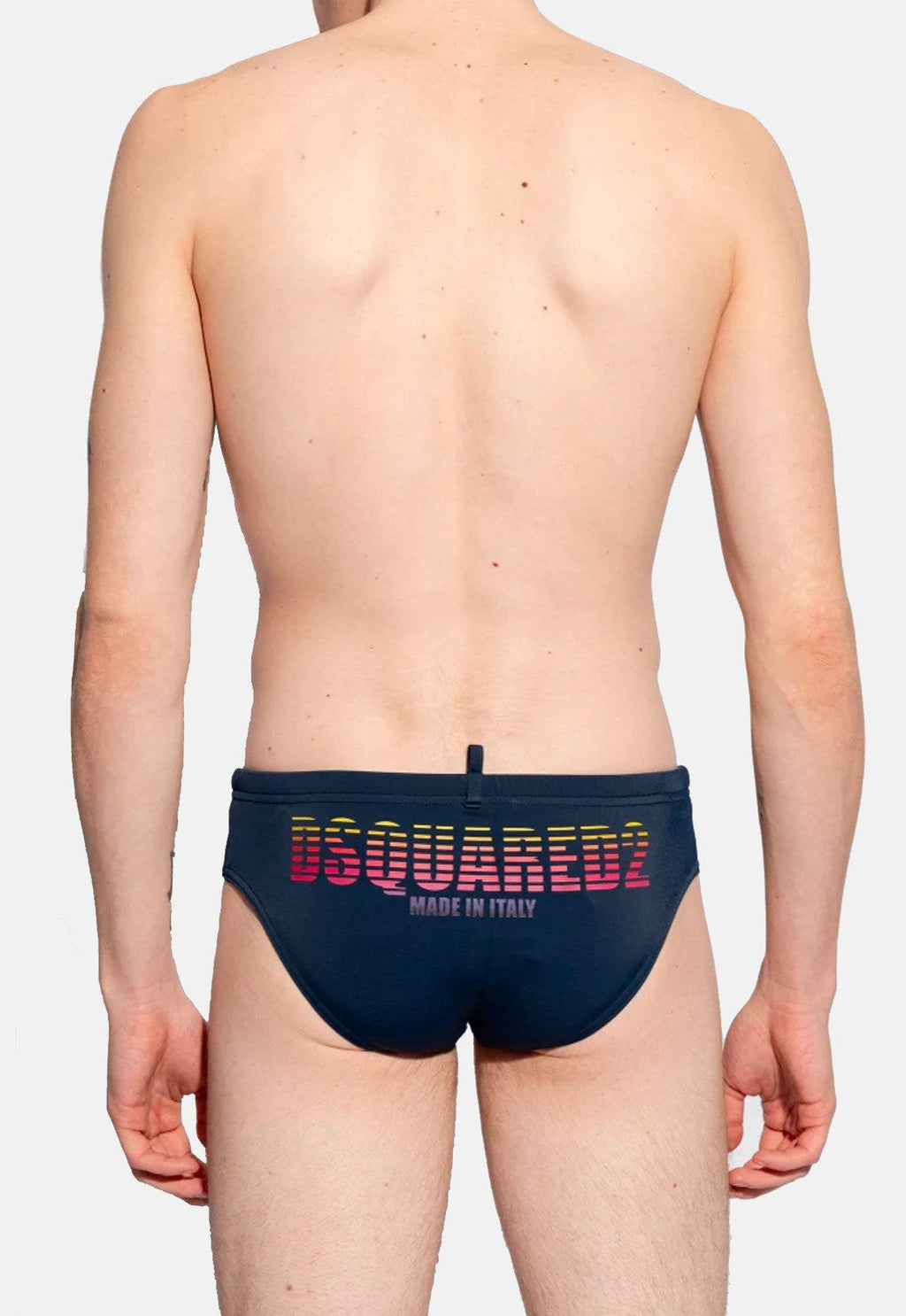 Costume slip sgambato Uomo D7B35567 Dsquared2 evabiancheria