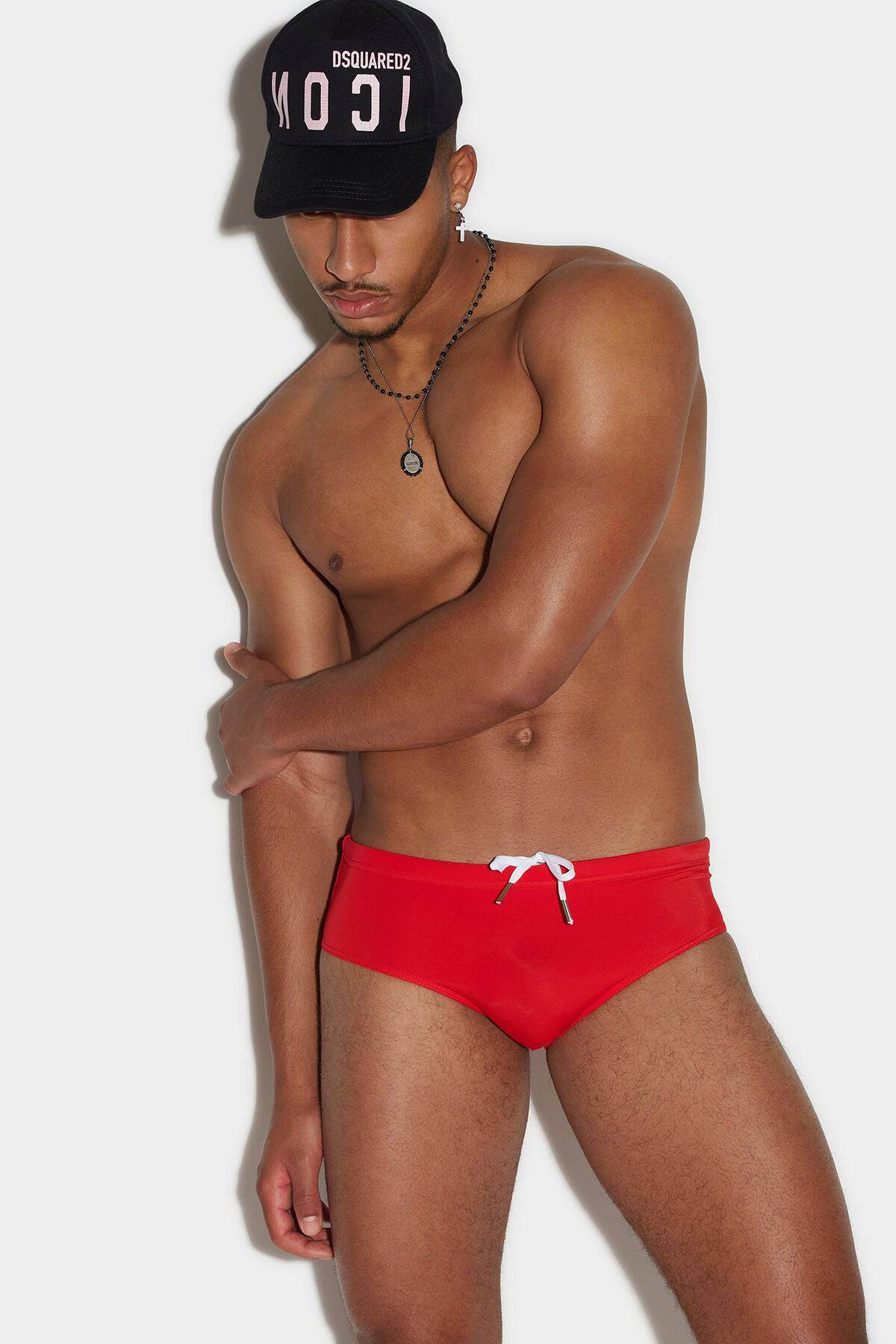 Costume slip sgambato Uomo D7B454540 Dsquared2 - evabiancheria