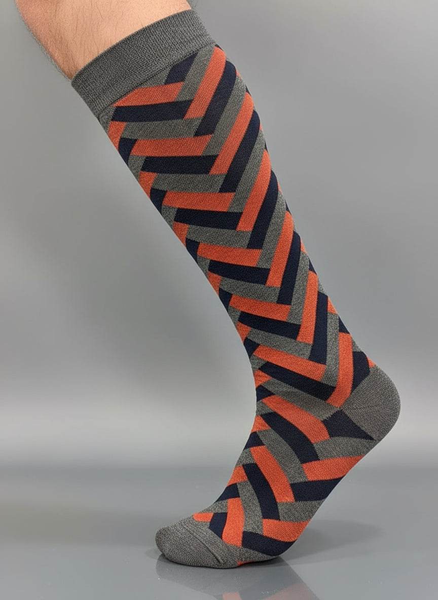 Calze lunghe Fantasia Uomo 522 LF Dandy Ironic Socks - evabiancheria