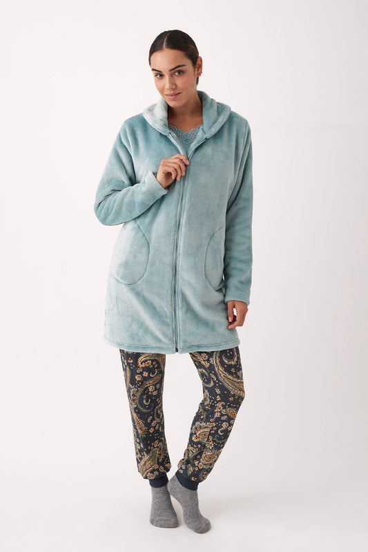 Completo pigiama Pigiama +Giacca Donna N19743 Promise - evabiancheria
