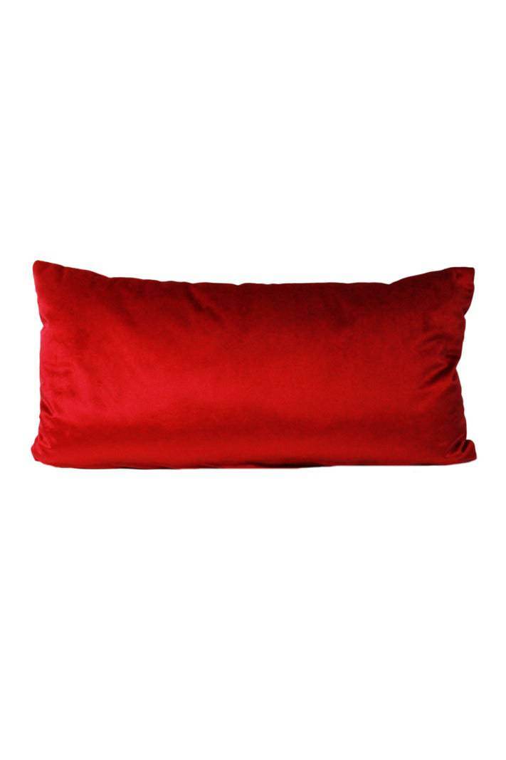 Cuscino Tinta Unita Biancheria VELVET 30x60 Eva Home Collection - evabiancheria