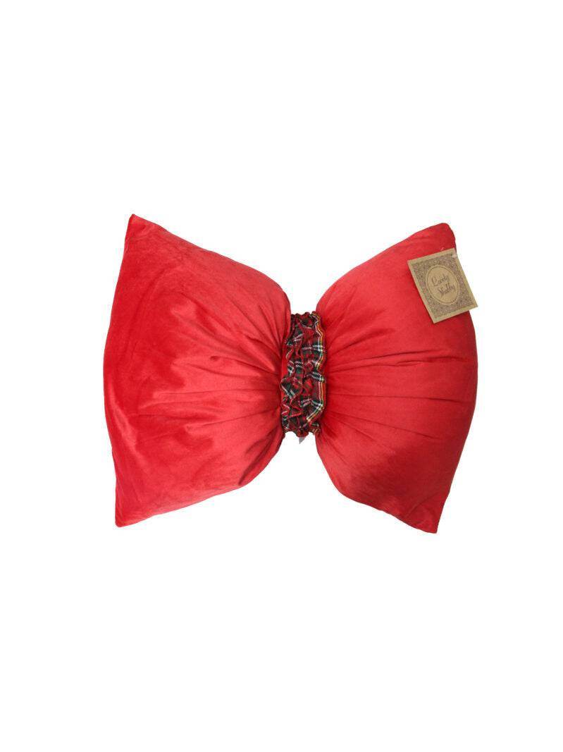 Cuscino natalizio a fiocco Biancheria ROYAL VELVET CUSC FIOCCO Lovely Shabby - evabiancheria