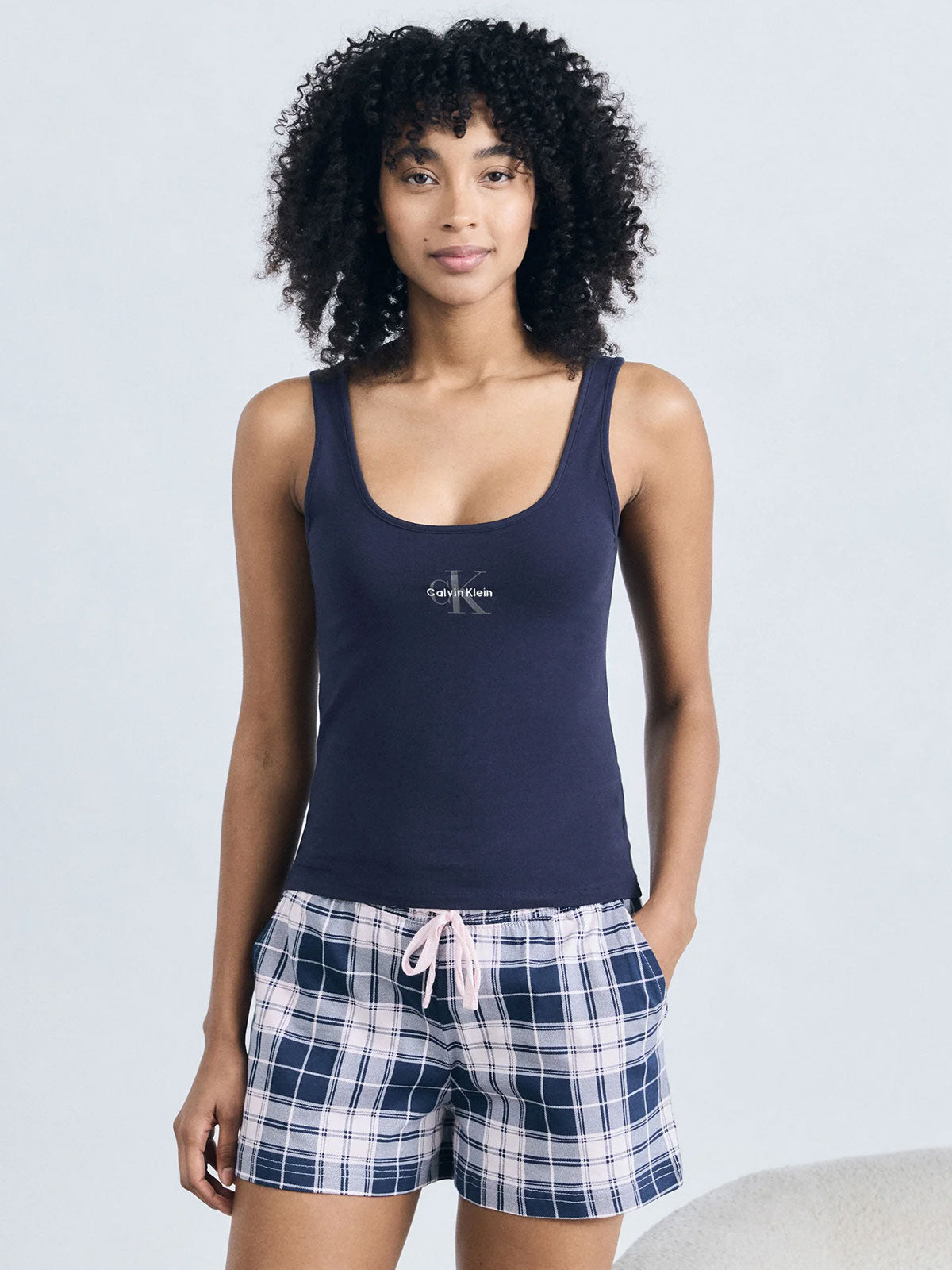 Canotta spalla stretta Donna QS7603 Calvin Klein