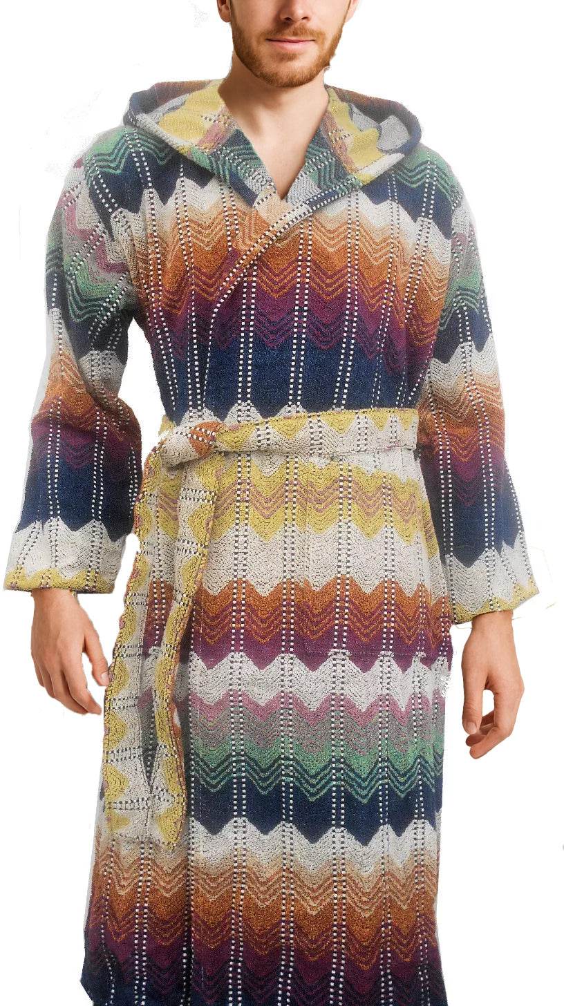 Accappatoio con cappuccio Unisex adulto Travis Acc Missoni Home - evabiancheria