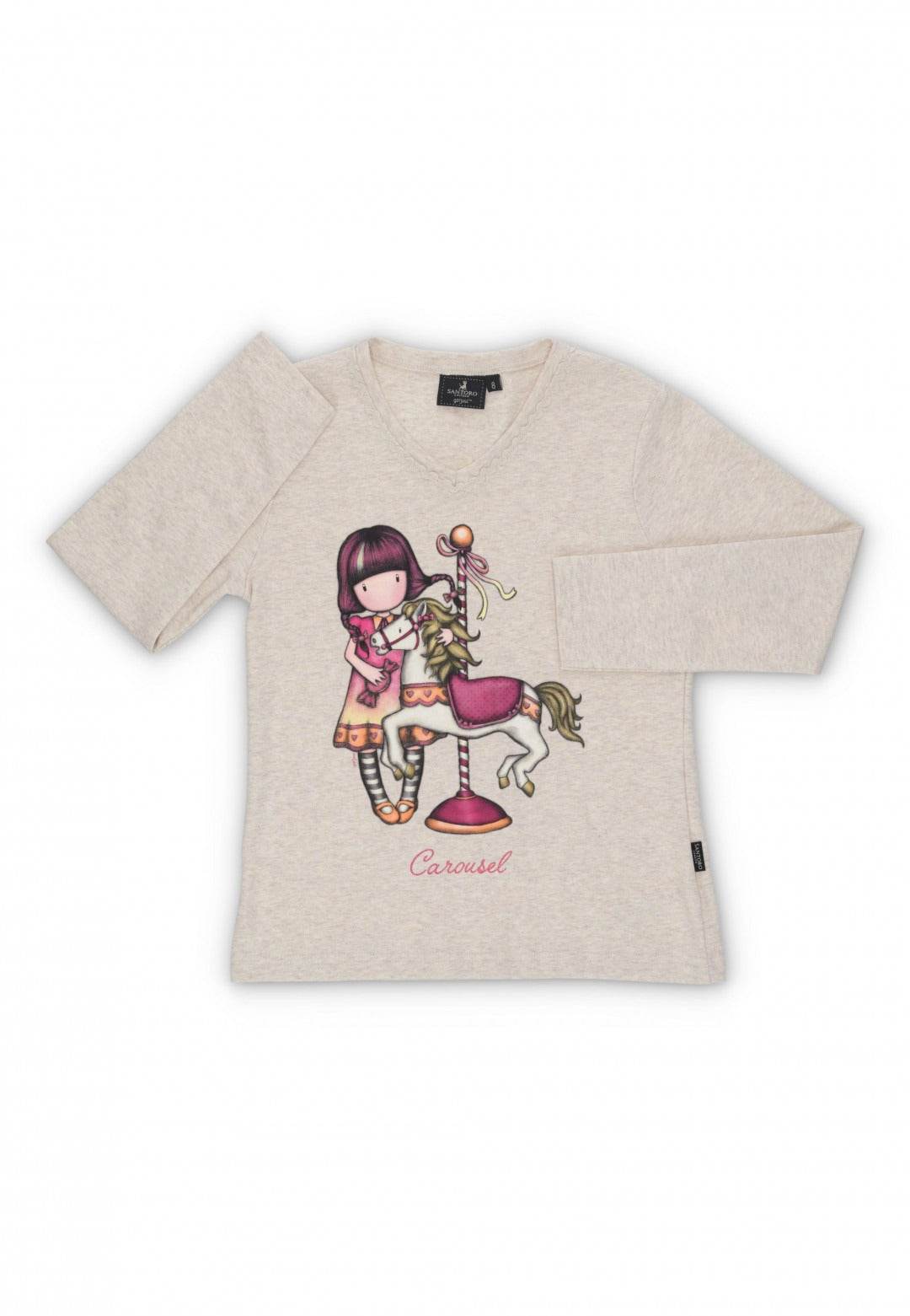 Pigiama Giro collo Bimba 62409 Santoro - evabiancheria