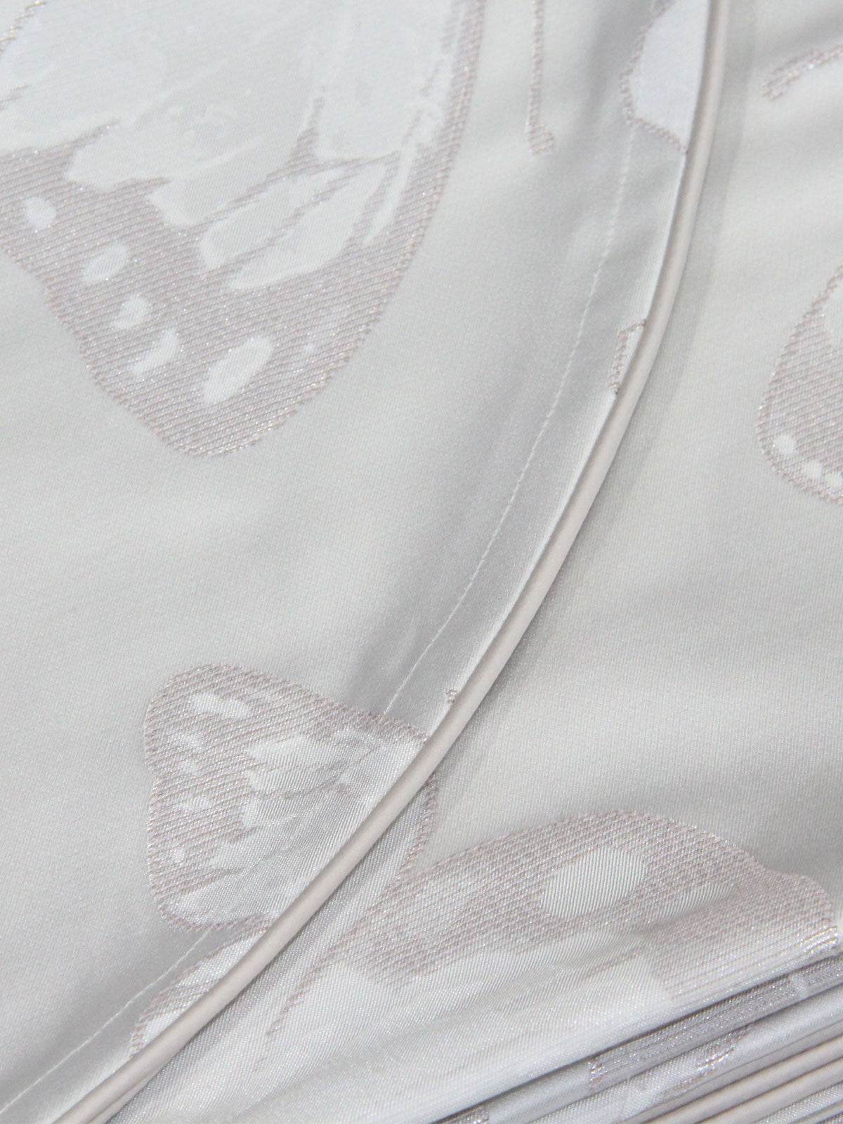 Copriletto jacquard Biancheria Butterfly CPT Agostini - evabiancheria