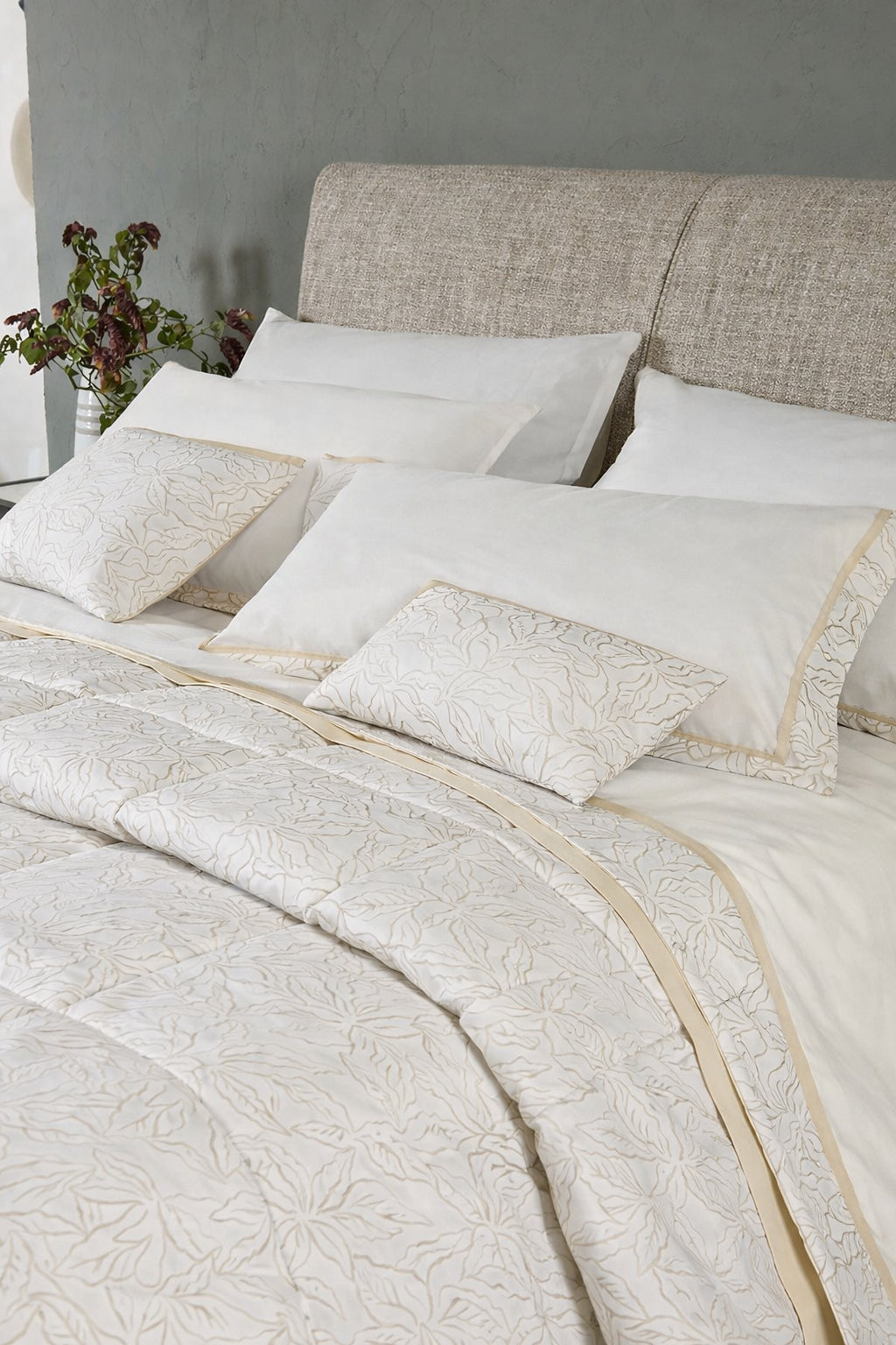 Lenzuola balza Jacquard Biancheria O'Hara Cpl Battaglia