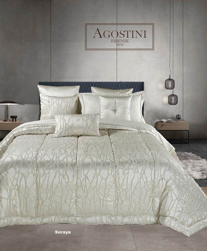 Trapunta matrimoniale Biancheria Soraya trap Agostini - evabiancheria