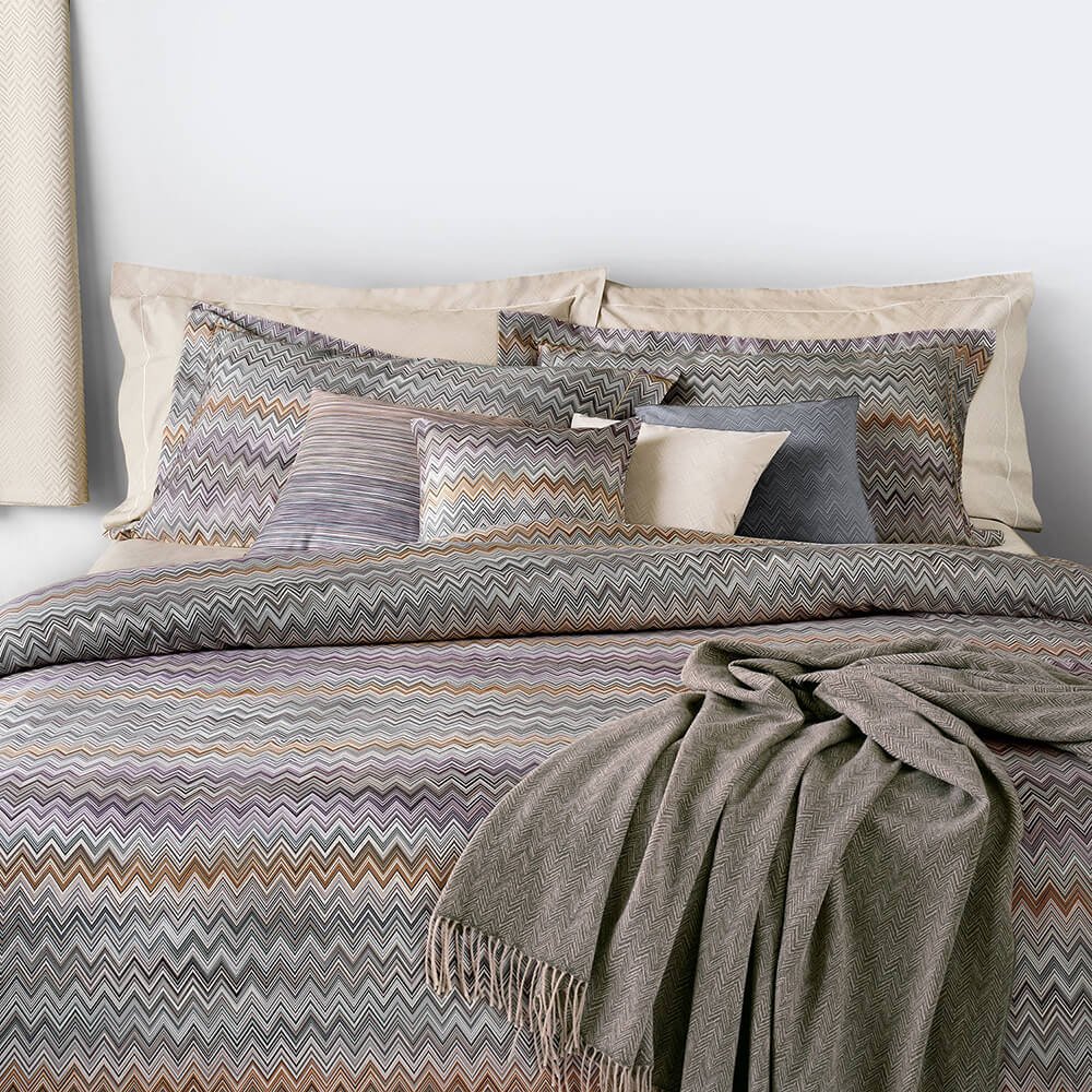 John New ccp Missoni Home Housse de couette imprimée