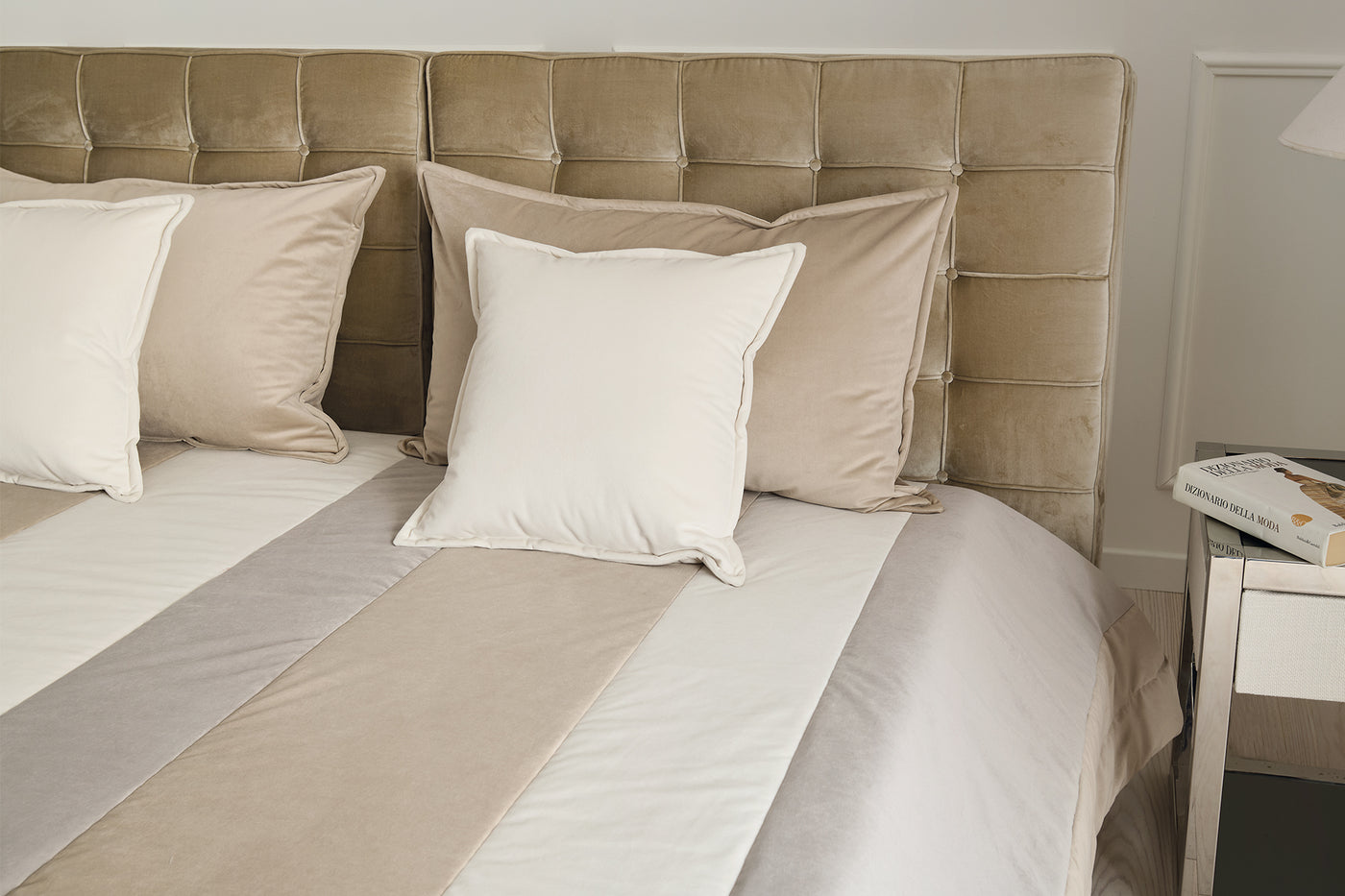 Trapunta con ricamo Biancheria Cromie Trap Mastro Raphael