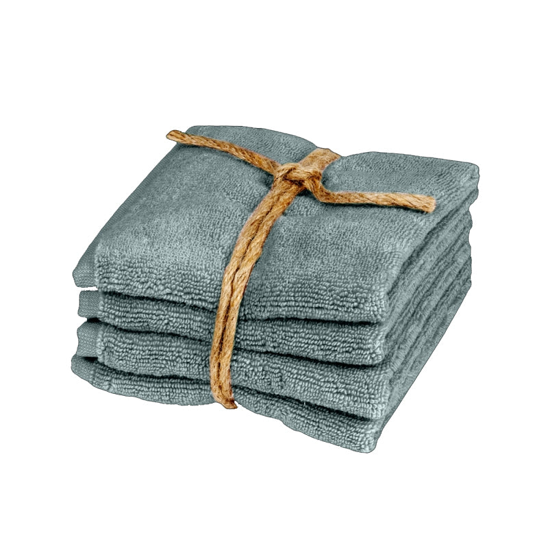4-piece washcloths Coccola linen set Fazzini