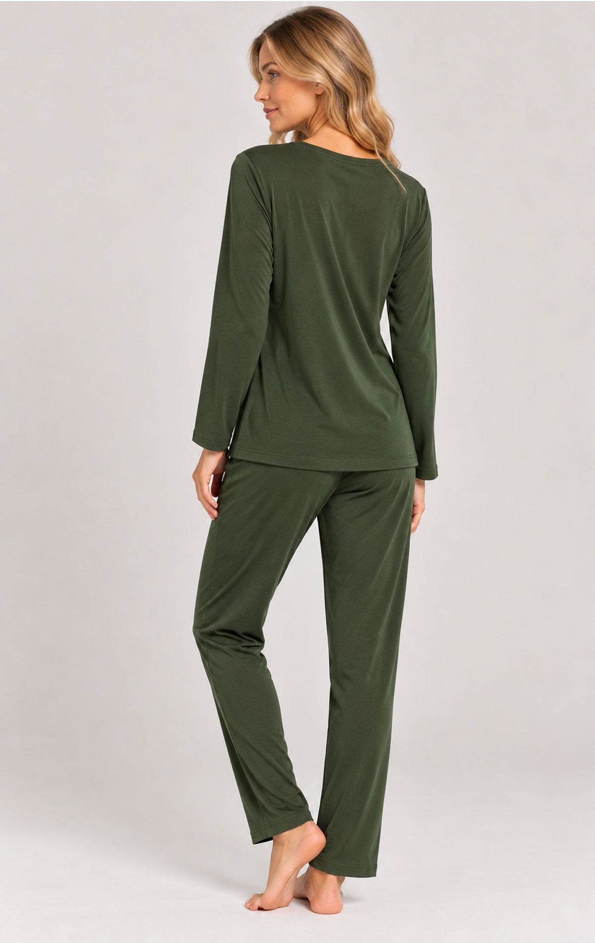 Pigiama scollo V Donna I2701 Fida