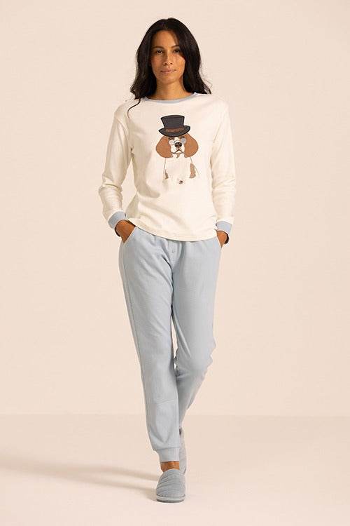 Pigiama Giro collo Donna 6P84197 Maryplaid - evabiancheria