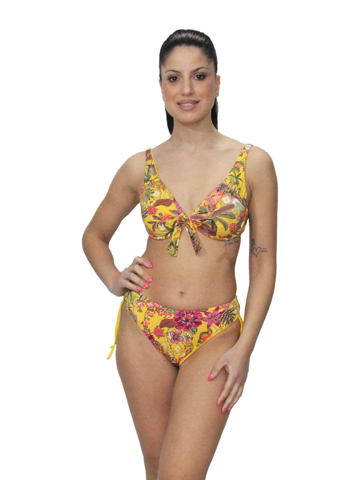 Bikini Sfoderato con ferretto Donna H401 Huitre - evabiancheria
