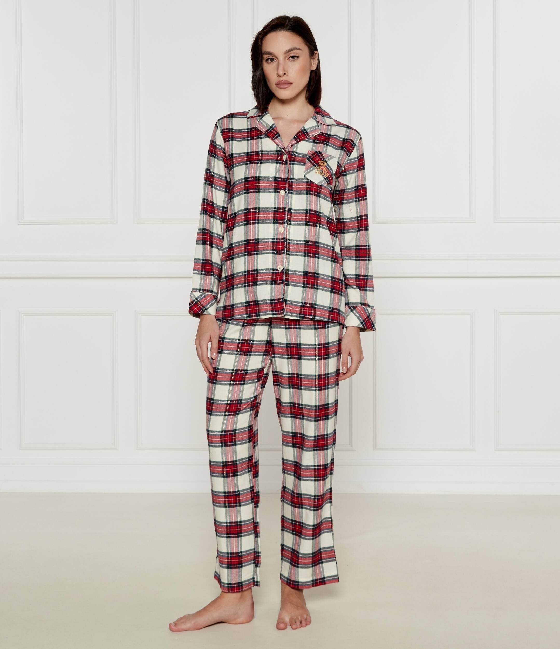 Pigiama Aperto Donna ILN92374F Ralph Lauren - evabiancheria