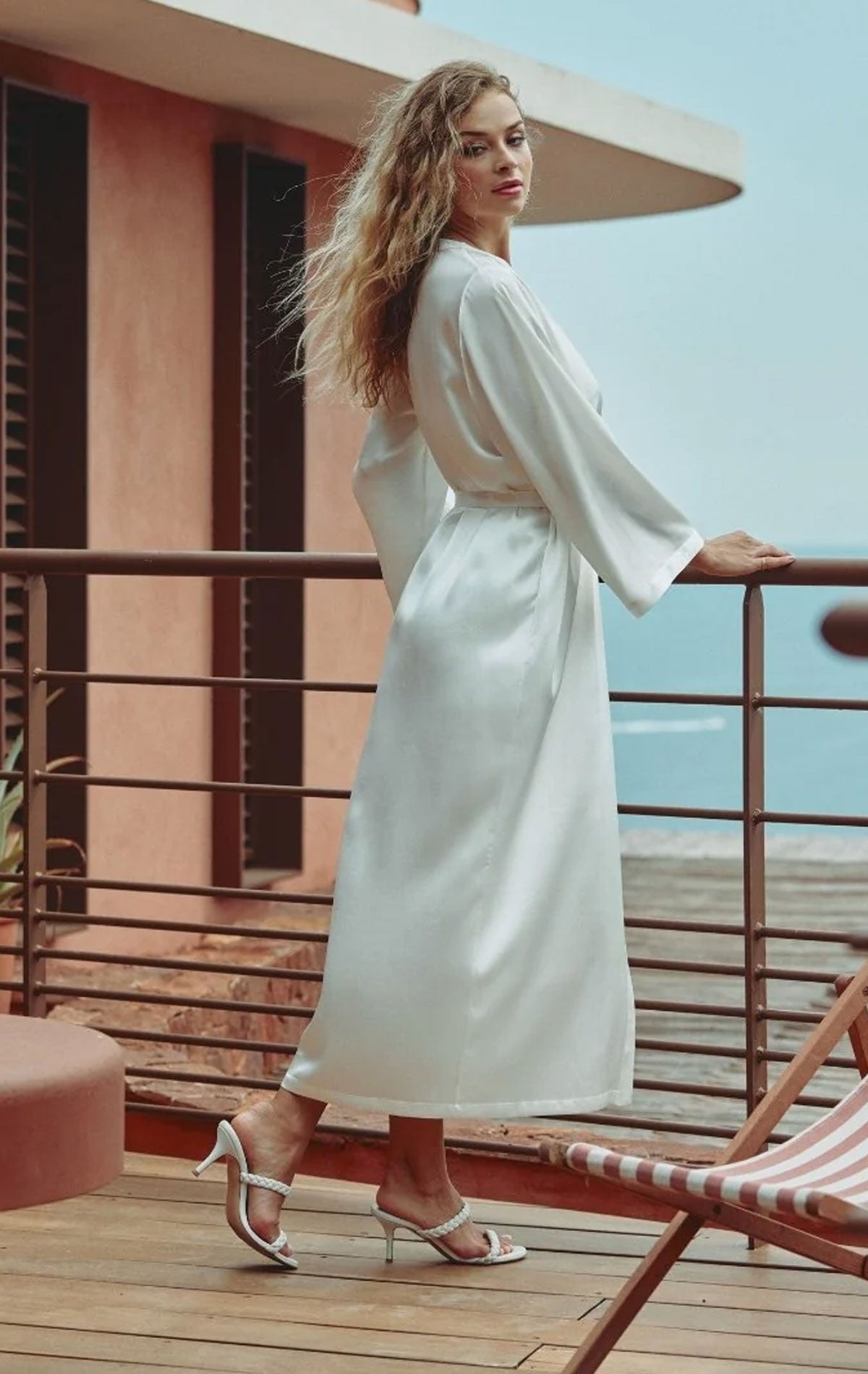 Kimono Lungo Donna 3TRA2210 Marjolaine