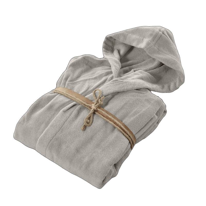 Accappatoio con cappuccio Biancheria Coccola Acc Fazzini - evabiancheria