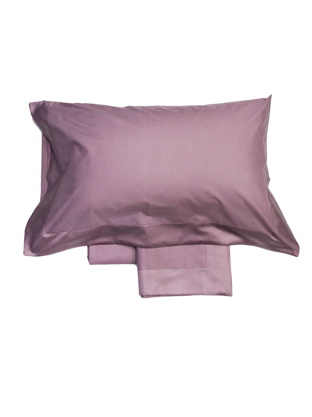 Lenzuola Bicolore Biancheria Balza Raso Cpl Eva Home - evabiancheria