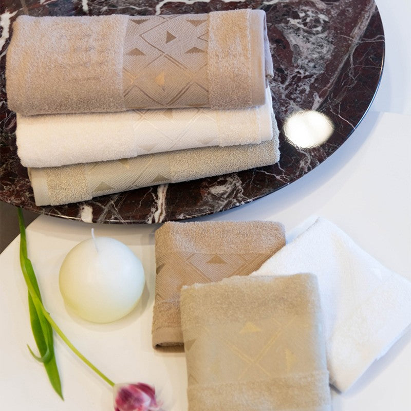 Asciugamano 3+3 Biancheria Rubina 3+3 Neith