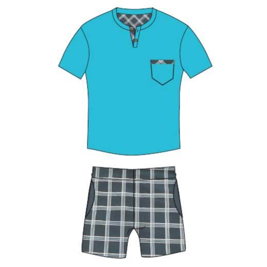 Pigiama corto Uomo Florida 4905 Ferrucci - evabiancheria